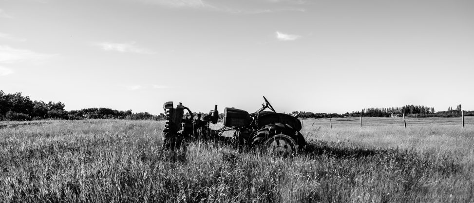 Tractor in Field